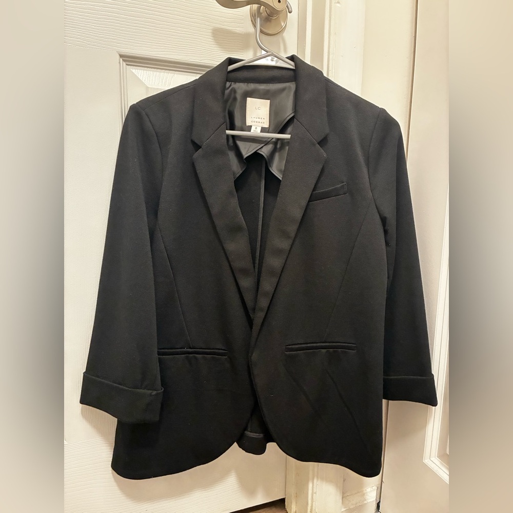 LC by Lauren Conrad Ladies Classic Black Blazer